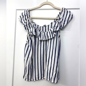 Striped Off-Shoulder Top